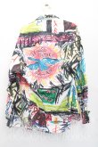 画像2: ヴィヴィアンウエストウッド MAN 中古 / クレヨンドランクンシャツ 48(メンズL相当) マルチ  H-26-01-11-009-bl-IN-ZH (2)