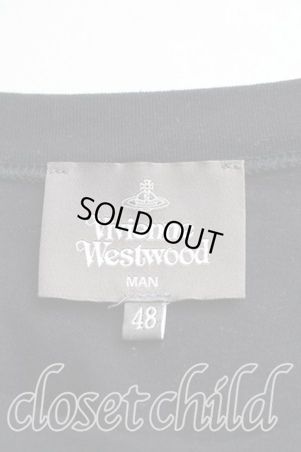 画像3: ヴィヴィアンウエストウッド MAN 中古 / PAINTED TEDDY　Tシャツ 48（メンズL相当） 黒  H-26-01-11-080-ts-OD-ZH (3)