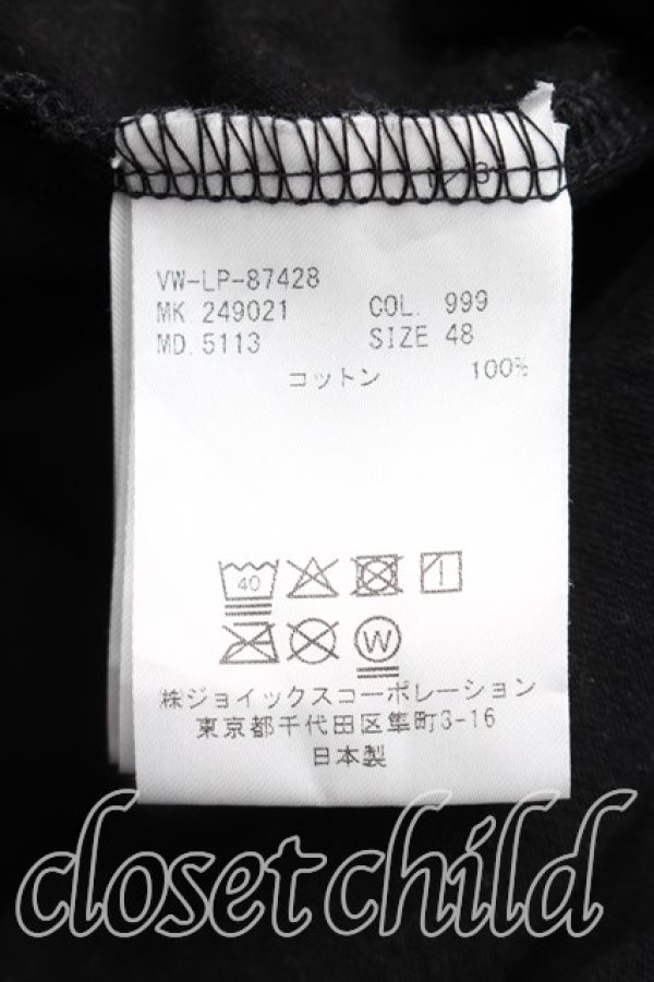 画像4: ヴィヴィアンウエストウッド MAN 中古 / PAINTED TEDDY　Tシャツ 48（メンズL相当） 黒  H-26-01-11-080-ts-OD-ZH (4)
