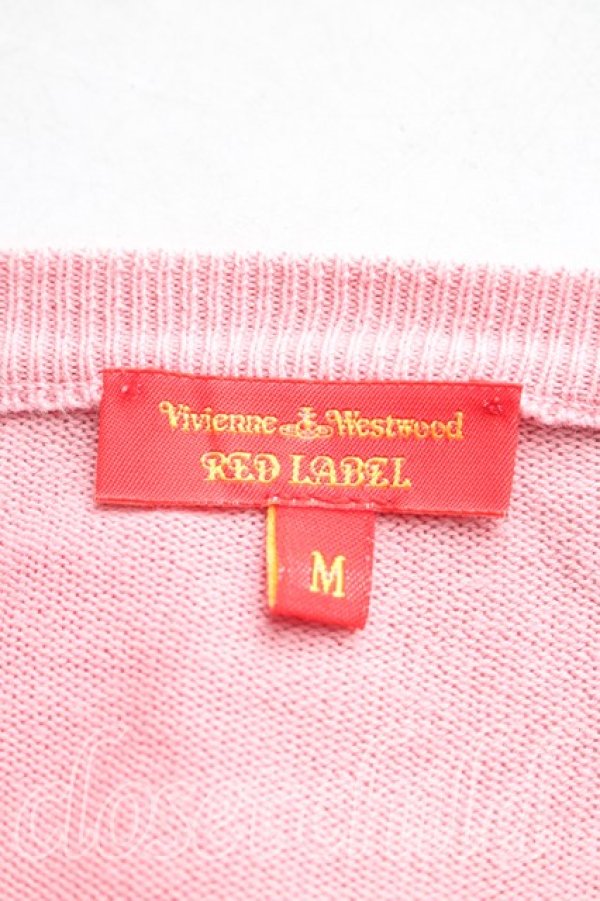 画像3: ヴィヴィアンウエストウッド 中古 / カラーオーブ刺繍カーディガン M ピンク  H-26-01-11-084-to-OD-ZH (3)