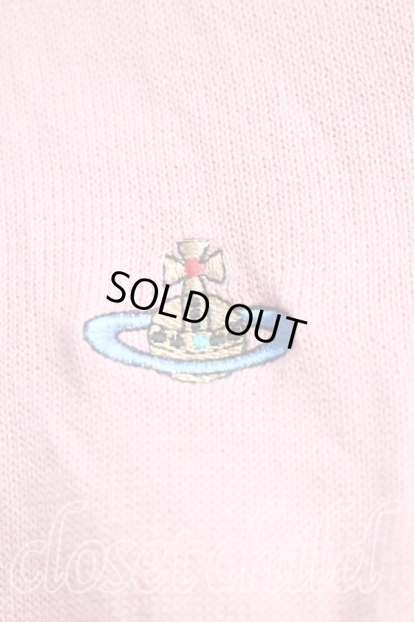 画像6: ヴィヴィアンウエストウッド 中古 / カラーオーブ刺繍カーディガン M ピンク  H-26-01-11-084-to-OD-ZH (6)