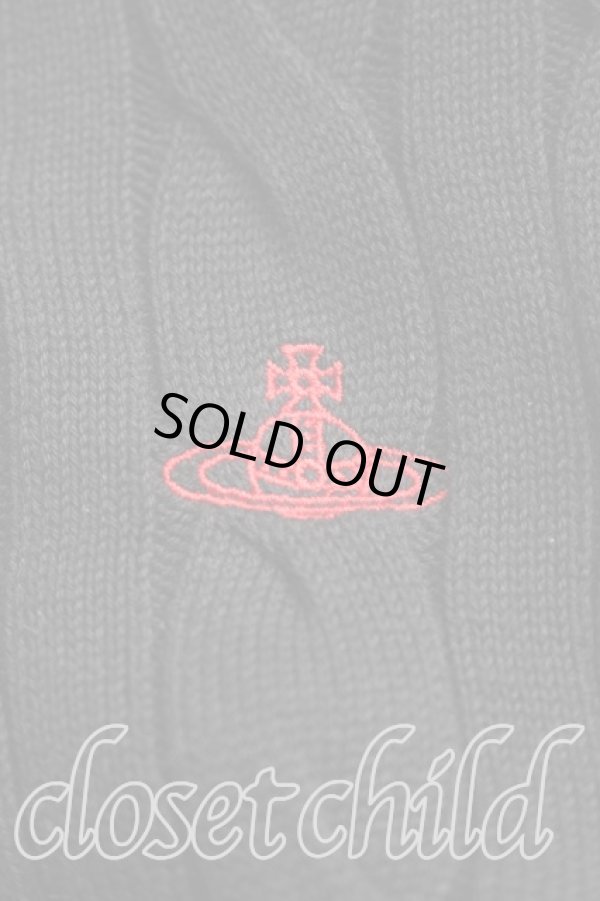 画像6: ヴィヴィアンウエストウッド 中古 / ケーブルカーディガン 03（L相当） 黒  H-26-01-11-086-to-OD-ZH (6)