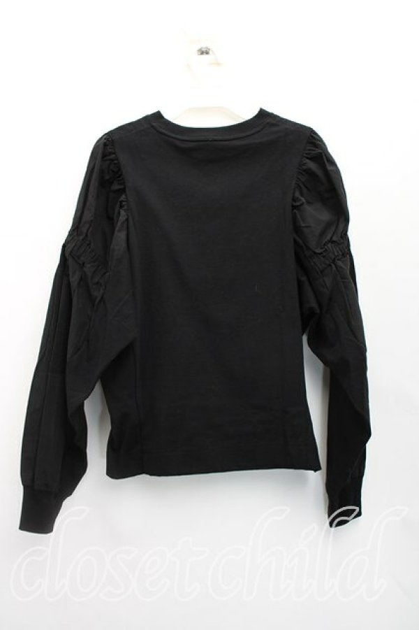 画像2: ヴィヴィアンウエストウッド 中古 / オーブ刺繍ギャザーカットソー 00（ワンサイズ） 黒  H-26-01-11-087-to-OD-ZH (2)