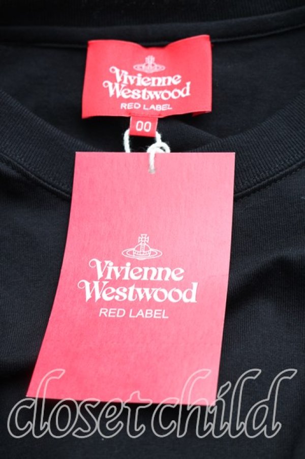 画像3: ヴィヴィアンウエストウッド 中古 / オーブ刺繍ギャザーカットソー 00（ワンサイズ） 黒  H-26-01-11-087-to-OD-ZH (3)