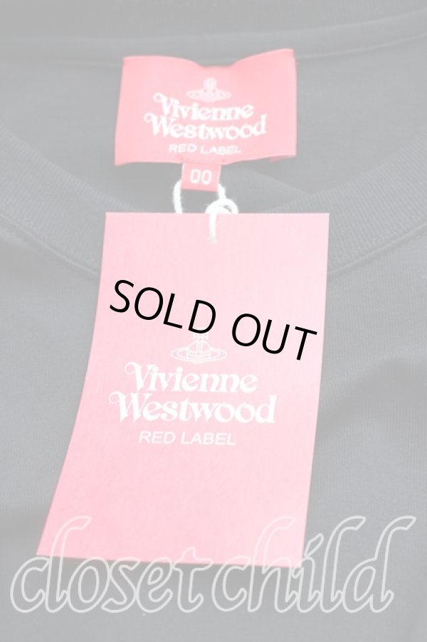 画像3: ヴィヴィアンウエストウッド 中古 / オーブ刺繍ギャザーカットソー 00（ワンサイズ） 黒  H-26-01-11-087-to-OD-ZH (3)