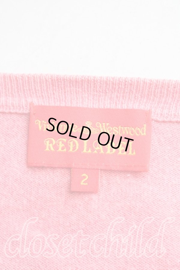 画像3: ヴィヴィアンウエストウッド 中古 / 単色オーブ刺繍カーディガン 2(9号相当) ピンク  H-26-01-11-088-to-IN-ZH (3)