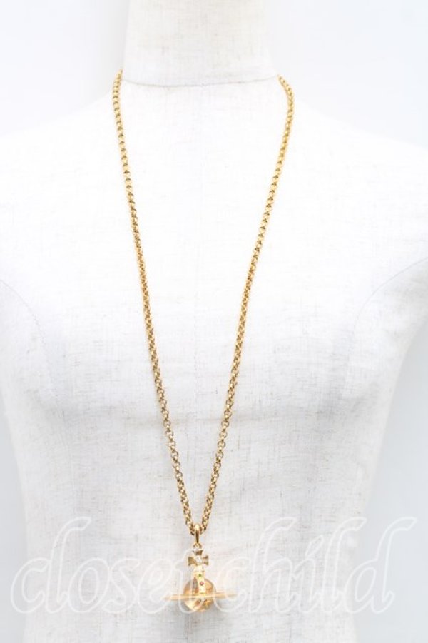 画像5: ヴィヴィアンウエストウッド 中古 / スモールオーブネックレス  ゴールド  H-26-01-11-091-ac-IN-ZH (5)