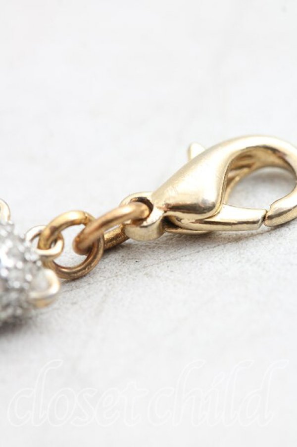 画像4: ヴィヴィアンウエストウッド 中古 / テディベアチャーム  ゴールドｘシルバー  H-26-01-11-092-ac-OD-ZH (4)