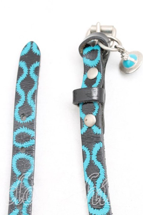 画像2: ヴィヴィアンウエストウッド 中古 / スクイグルカフス  黒×青  H-26-01-11-097-ac-IN-ZH (2)