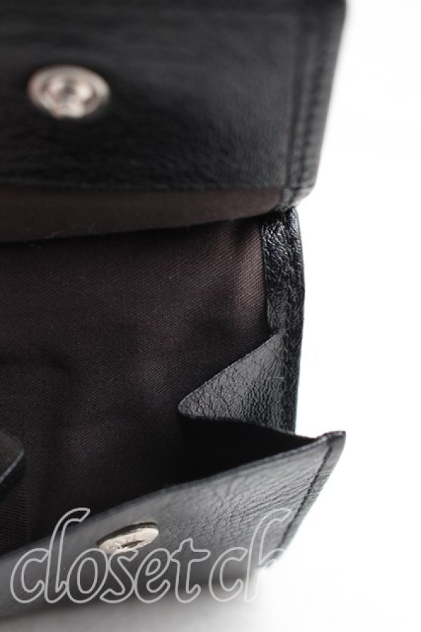 画像3: ヴィヴィアンウエストウッド 中古 / レザーブレスレット  黒  H-26-01-11-098-ac-OD-ZH (3)