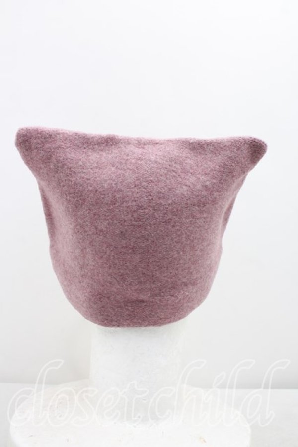 画像3: ヴィヴィアンウエストウッド 中古 / スクエアニット帽  紫  H-26-01-11-099-ha-OD-ZH (3)