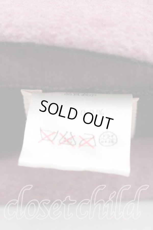 画像4: ヴィヴィアンウエストウッド 中古 / スクエアニット帽  紫  H-26-01-11-099-ha-OD-ZH (4)