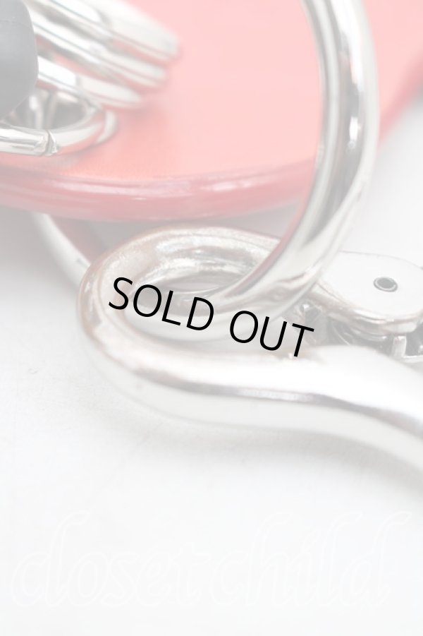 画像5: ヴィヴィアンウエストウッド 中古 / アシメハートチャーム  赤×黒×シルバー  H-26-01-11-102-gd-IN-ZH (5)