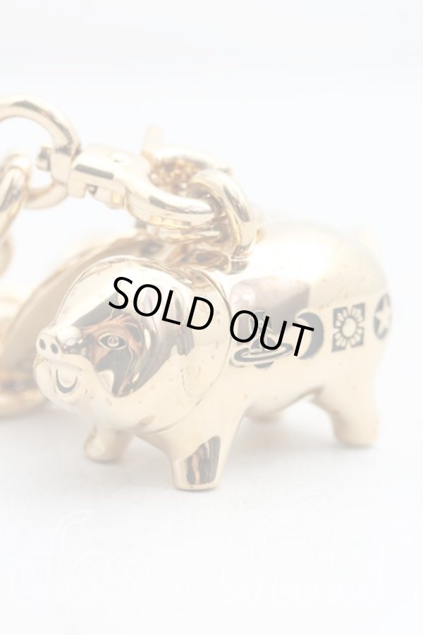 画像2: ヴィヴィアンウエストウッド 中古 / PIGネックレス  ゴールド  H-26-01-11-103-nl-OD-ZH (2)