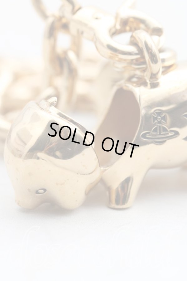 画像4: ヴィヴィアンウエストウッド 中古 / PIGネックレス  ゴールド  H-26-01-11-103-nl-OD-ZH (4)