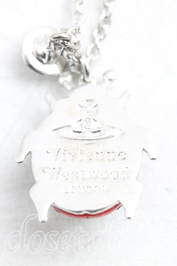 画像2: ヴィヴィアンウエストウッド 中古 / LADYBIRD LONG PENDANT  シルバー  H-26-01-11-104-nl-IN-ZH (2)