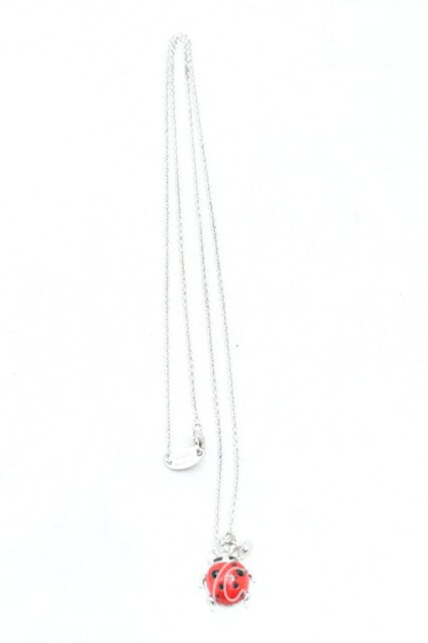 画像3: ヴィヴィアンウエストウッド 中古 / LADYBIRD LONG PENDANT  シルバー  H-26-01-11-104-nl-IN-ZH (3)