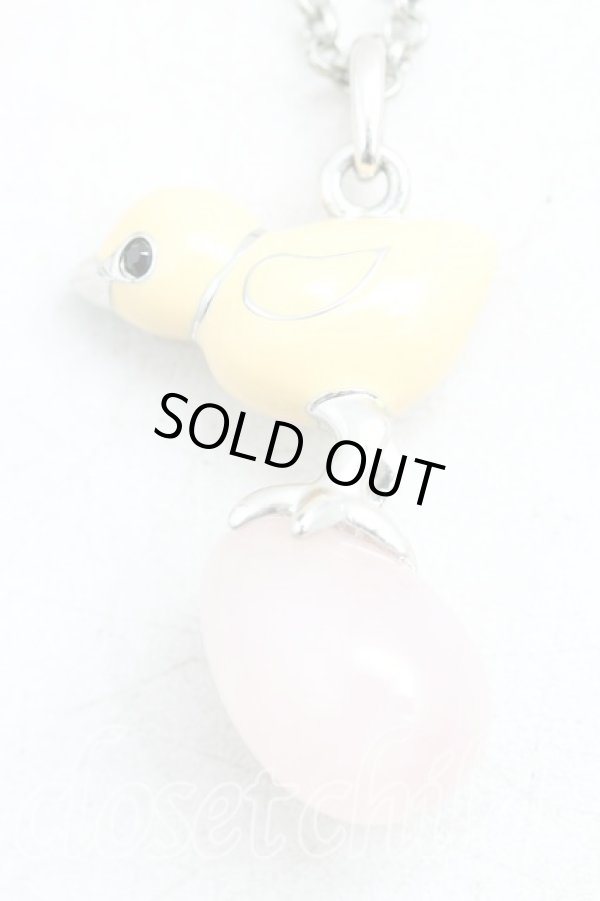 画像2: ヴィヴィアンウエストウッド 中古 / バードネックレス  シルバー  H-26-01-11-105-nl-OD-ZH (2)