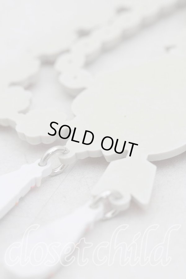 画像4: ヴィヴィアンウエストウッド 中古 / ラバーオーブネックレス  紫ｘ灰  H-26-01-11-106-nl-OD-ZH (4)