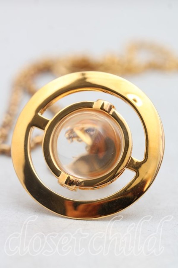 画像3: ヴィヴィアンウエストウッド 中古 / スモールオーブネックレス(旧タイプ)  ゴールド  H-26-01-11-108-nl-IN-ZH (3)