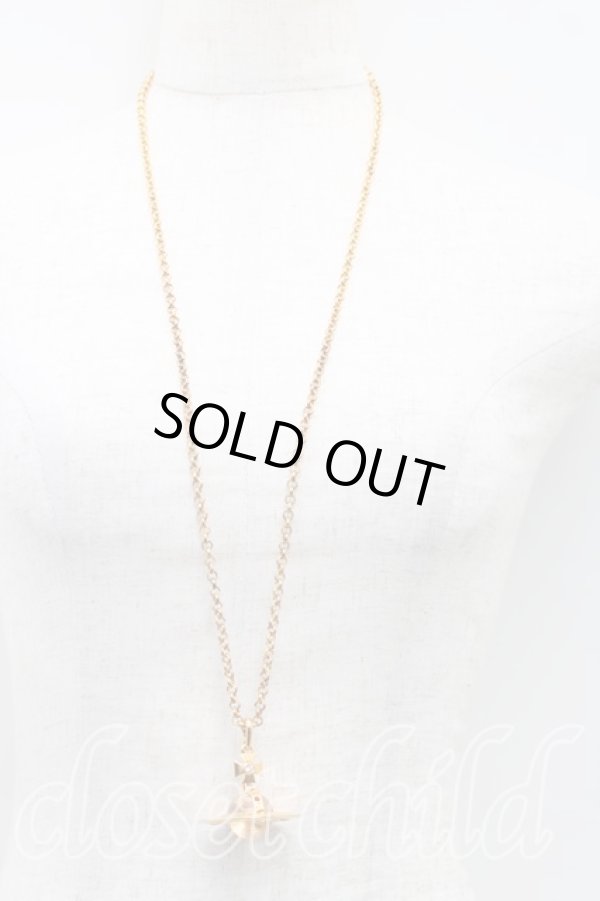 画像5: ヴィヴィアンウエストウッド 中古 / スモールオーブネックレス(旧タイプ)  ゴールド  H-26-01-11-108-nl-IN-ZH (5)