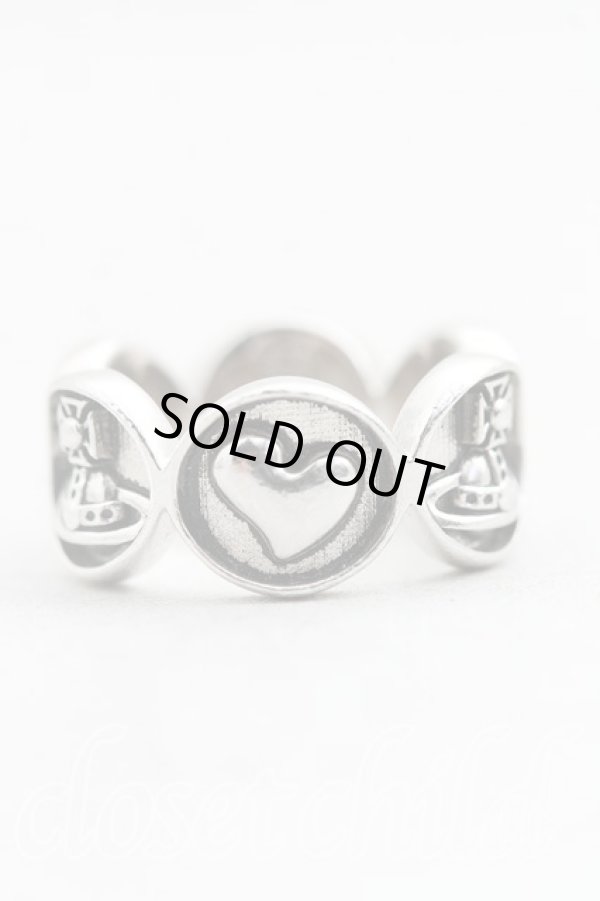 画像2: ヴィヴィアンウエストウッド 中古 / ARIリング XS(10号相当） シルバー  H-26-01-11-109-rg-OD-ZH (2)