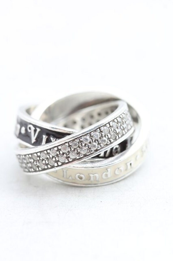 画像2: ヴィヴィアンウエストウッド 中古 / メイフェアリング M(13号相当） シルバー  H-26-01-11-110-rg-OD-ZH (2)