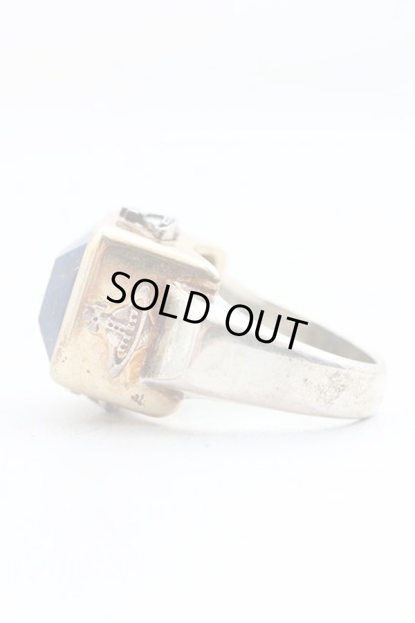 画像2: ヴィヴィアンウエストウッド 中古 / スクエアボックスリング M(14号相当） ゴールド  H-26-01-11-111-rg-OD-ZH (2)