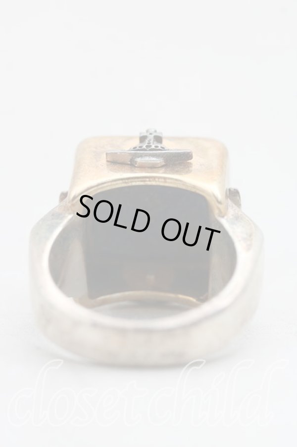 画像4: ヴィヴィアンウエストウッド 中古 / スクエアボックスリング M(14号相当） ゴールド  H-26-01-11-111-rg-OD-ZH (4)