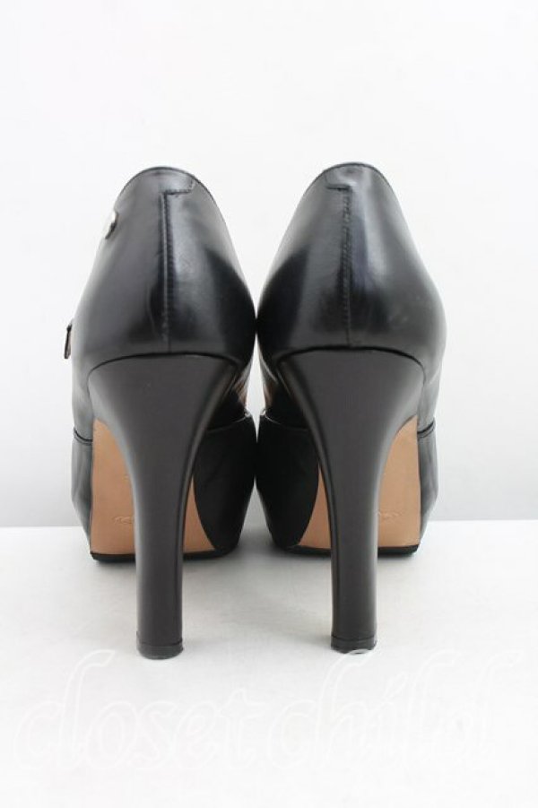 画像4: ヴィヴィアンウエストウッド 中古 / Tストラップシューズ 40（25cm相当） 黒  H-26-01-11-113-sh-OD-ZH (4)