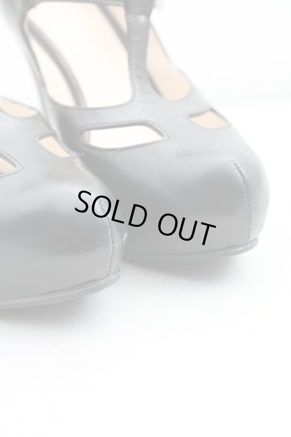 画像6: ヴィヴィアンウエストウッド 中古 / Tストラップシューズ 40（25cm相当） 黒  H-26-01-11-113-sh-OD-ZH (6)