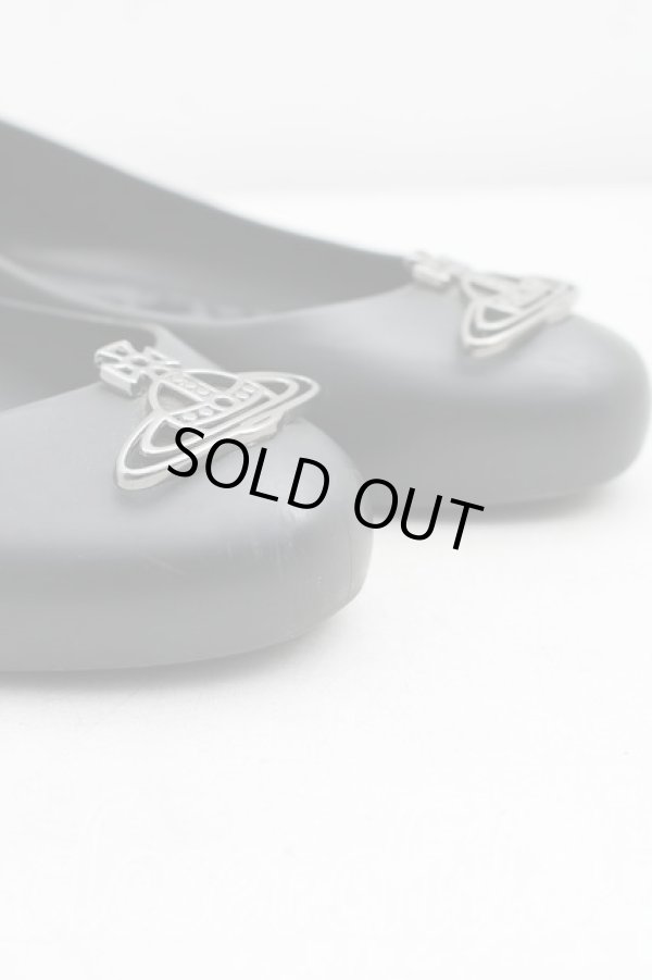 画像7: ヴィヴィアンウエストウッド×Melissa 中古 / シンラインオーブウルトラガール 37（23.5cm相当） 黒  H-26-01-11-114-sh-IN-ZH (7)