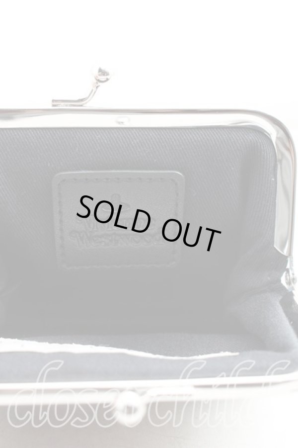 画像4: ヴィヴィアンウエストウッド 中古 / BIOGREEN SAFFIANOプリントフレームコインポーチ  青  H-26-01-11-116-wa-OD-ZH (4)