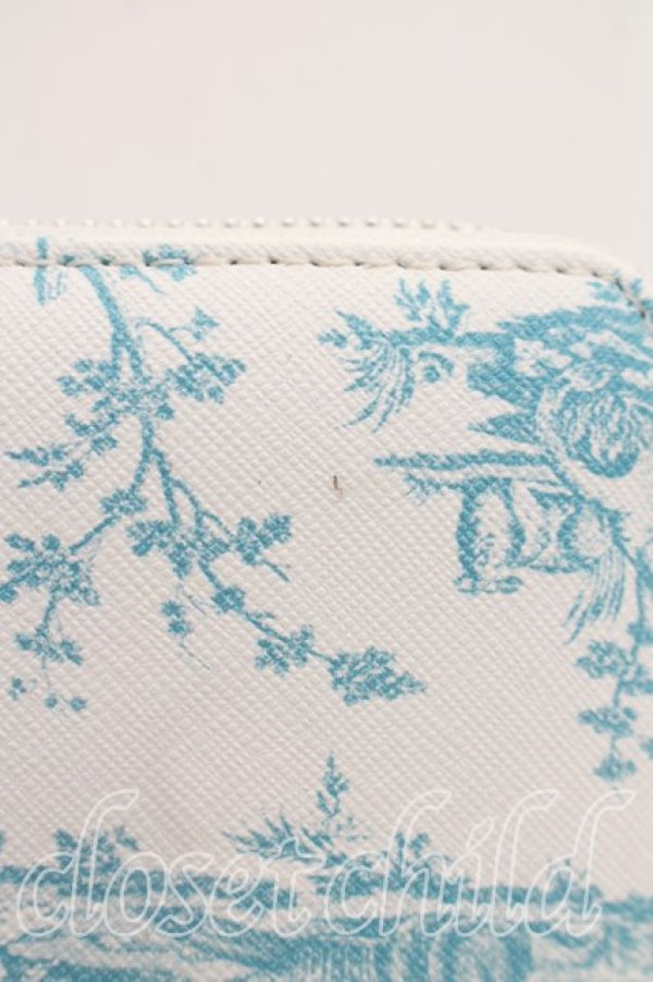 画像6: ヴィヴィアンウエストウッド 中古 / トワレ柄長財布  青ｘ白  H-26-01-11-117-wa-OD-ZH (6)