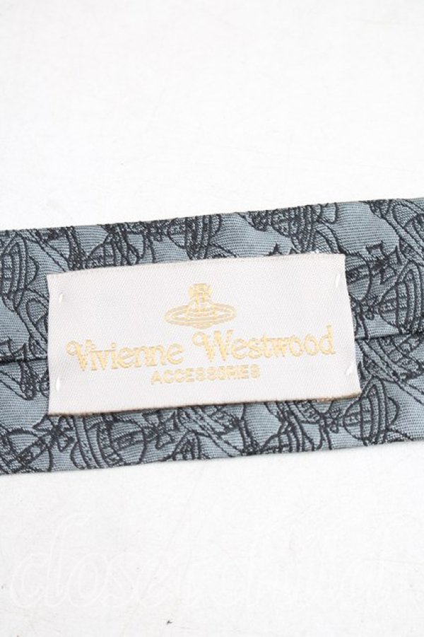 画像3: ヴィヴィアンウエストウッド 中古 / チェーンオーブネクタイ  灰  H-26-01-11-121-gd-OD-ZH (3)