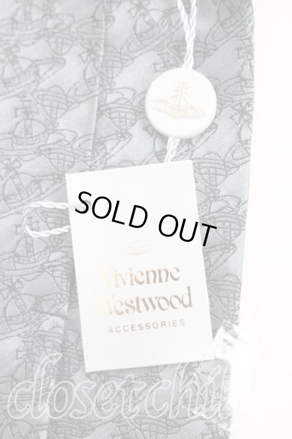 画像4: ヴィヴィアンウエストウッド 中古 / チェーンオーブネクタイ  灰  H-26-01-11-121-gd-OD-ZH (4)