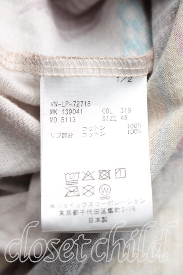 画像4: ヴィヴィアンウエストウッド 中古 / "MOODBOARD PRINT"リラックスTシャツ 46(メンズM相当) マルチ  H-26-01-11-013-ts-IN-ZH (4)