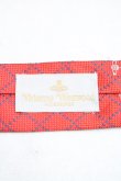 画像3: ヴィヴィアンウエストウッド 中古 / 格子チェックネクタイ  オレンジ  H-26-01-11-122-gd-OD-ZH (3)
