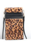 画像2: ヴィヴィアンウエストウッド 中古 / LEOPARD THIN LINE ORB PHONE BAG  茶  H-26-01-11-123-gd-IN-ZH (2)