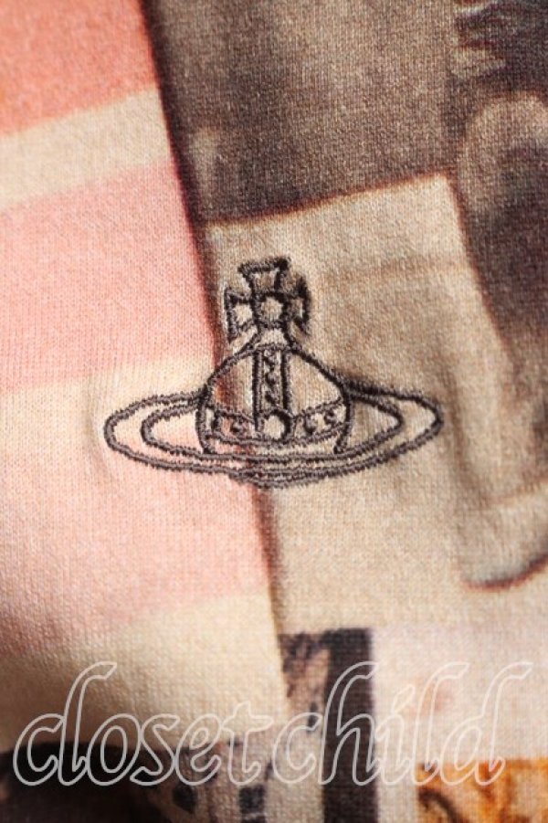 画像5: ヴィヴィアンウエストウッド 中古 / "MOODBOARD PRINT"リラックスTシャツ 46(メンズM相当) マルチ  H-26-01-11-013-ts-IN-ZH (5)