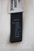 画像3: ヴィヴィアンウエストウッド 中古 / ロゴ刺繍マフラー  白  H-26-01-11-125-gd-OD-ZH (3)
