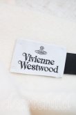 画像4: ヴィヴィアンウエストウッド 中古 / ロゴ刺繍マフラー  白  H-26-01-11-125-gd-OD-ZH (4)