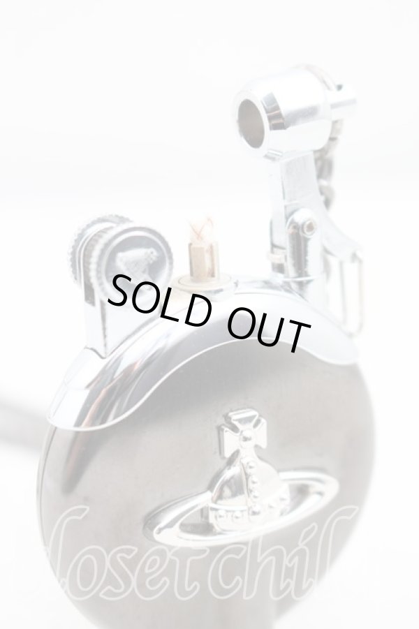 画像4: ヴィヴィアンウエストウッド 中古 / メタルオーブチェーンライター  黒  H-26-01-11-126-gd-OD-ZH (4)