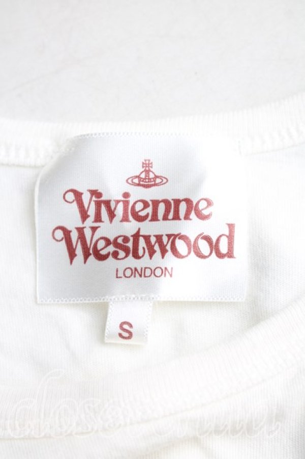画像3: ヴィヴィアンウエストウッド 中古 / プッティ額縁Tシャツ S 白  H-26-01-11-014-ts-OD-ZH (3)