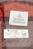 画像3: ヴィヴィアンウエストウッド 中古 / チェック大判ストール  茶  H-26-01-11-136-gd-IN-ZH (3)