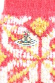 画像2: ヴィヴィアンウエストウッド 中古 / カラーオーブ刺繍手袋  赤  H-26-01-11-144-gd-OD-ZH (2)