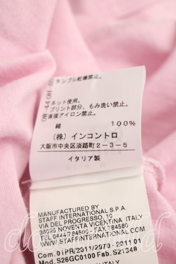 画像5: ヴィヴィアンウエストウッド 中古 / ロゴptTシャツ S ピンク  H-26-01-11-016-ts-OD-ZH (5)