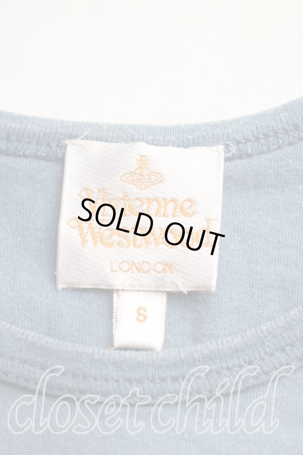 画像3: ヴィヴィアンウエストウッド 中古 / DIYptTシャツ S 青  H-26-01-11-018-ts-OD-ZH (3)