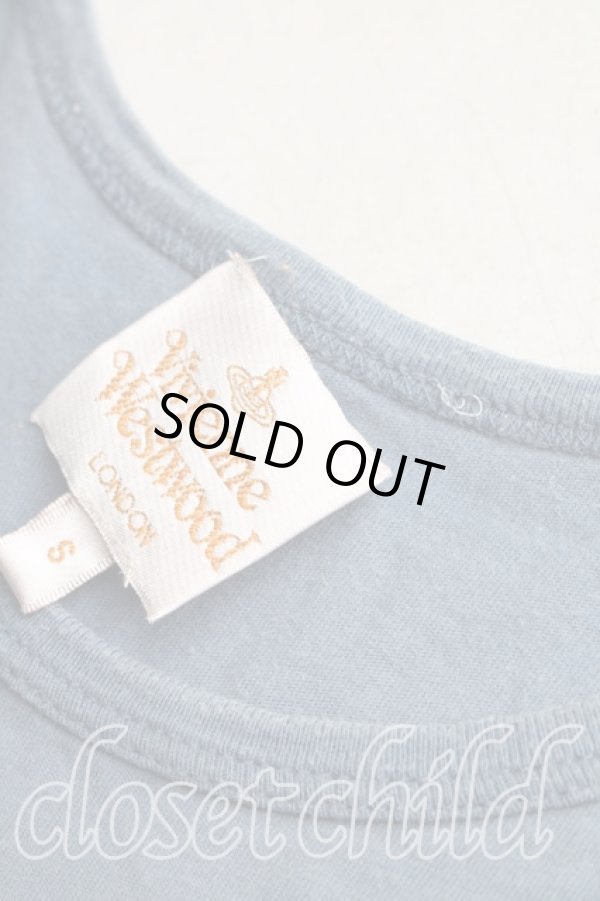 画像6: ヴィヴィアンウエストウッド 中古 / DIYptTシャツ S 青  H-26-01-11-018-ts-OD-ZH (6)