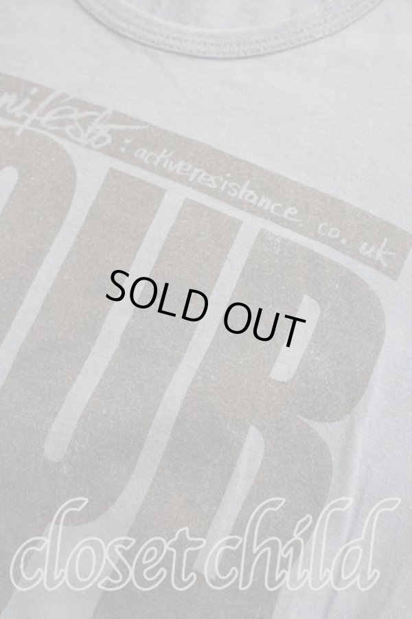 画像7: ヴィヴィアンウエストウッド 中古 / DIYptTシャツ S 青  H-26-01-11-018-ts-OD-ZH (7)